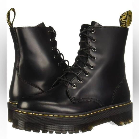 Dr. Martens Jadon 8-Eye Leather Platform Boot